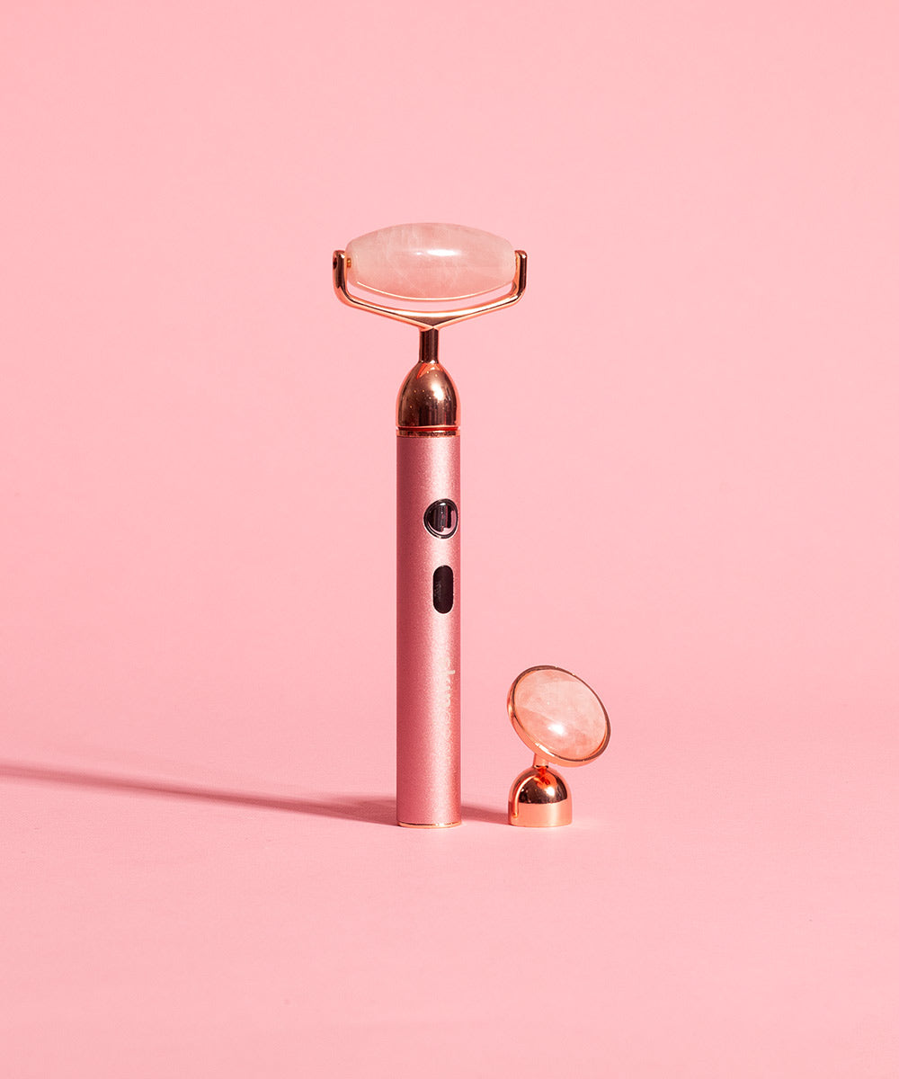 Vibrating Rose Quartz Sculpting Roller